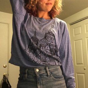 Castle Doodle Pullover Tee